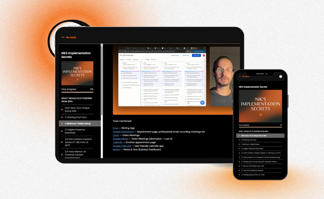 Nik's Implementation Secrets — private walkthroughs